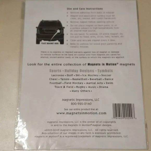 🎈3/$12 Karate Girl Car Magnet! - Picture 2 of 6